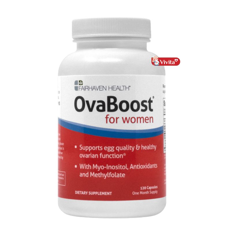 Sản phẩm hỗ trợ bổ trứng từ Mỹ OvaBoost For Women.