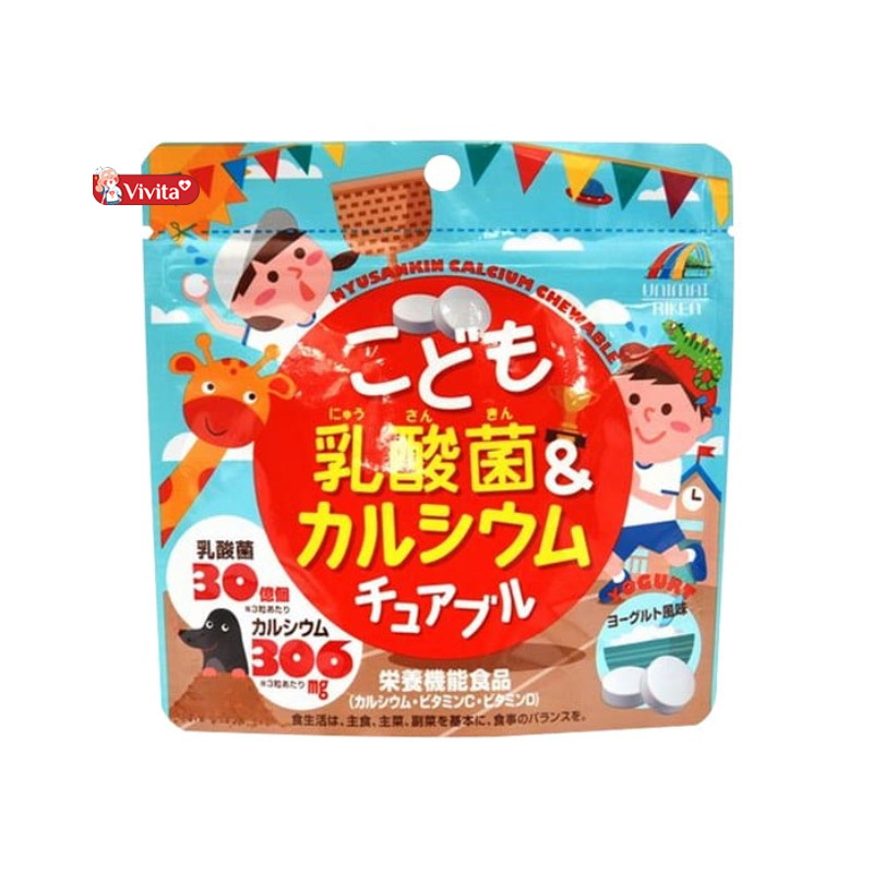 Kẹo bổ tăng chiều cao của Nhật cung cấp canxi Unimat Riken được nhiều bé yêu thích