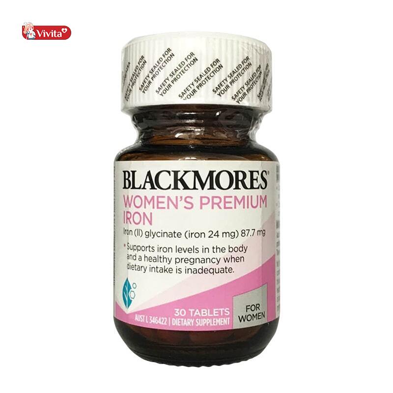 Thuốc sắt Úc cho bà bầu Blackmores Pregnancy Iron thuộc thương hiệu Blackmores hàng đầu tại Úc
