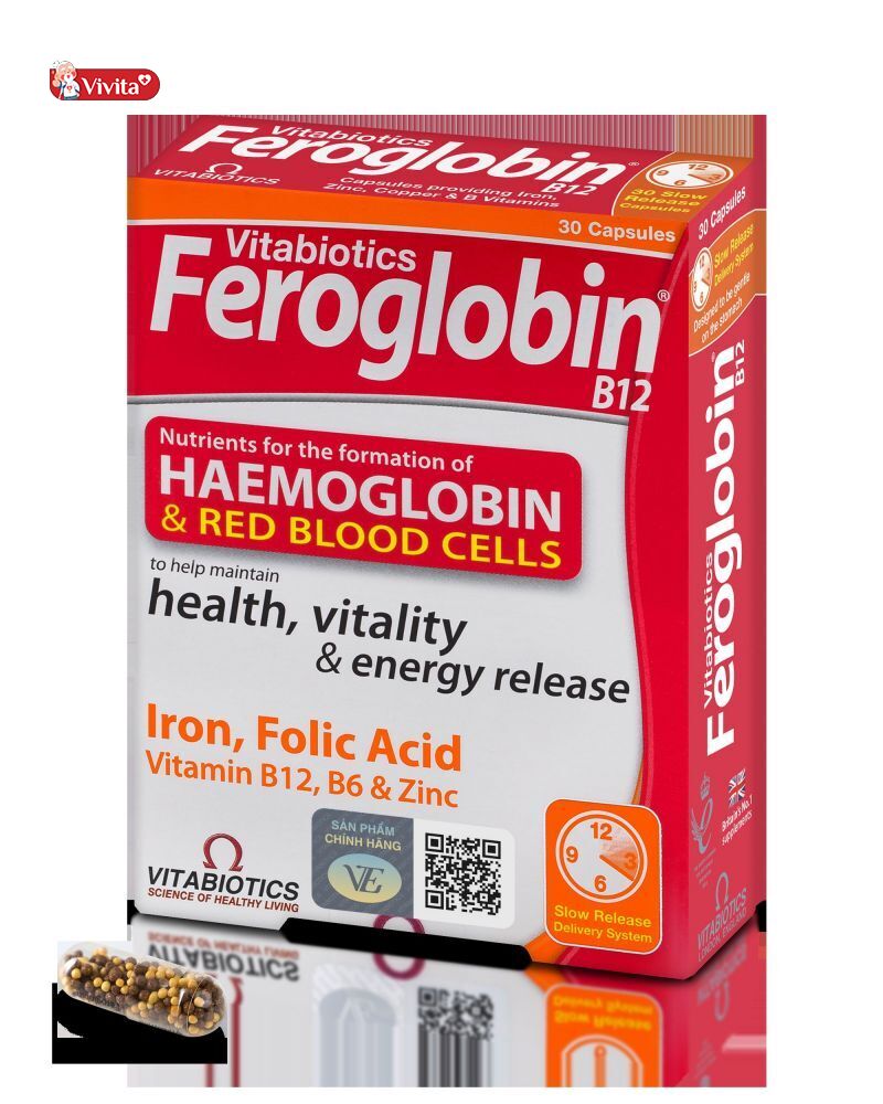 Thuốc sắt Vitabiotics Feroglobin thuộc tập đoàn Vitabiotics, thành lập từ năm 1971. 