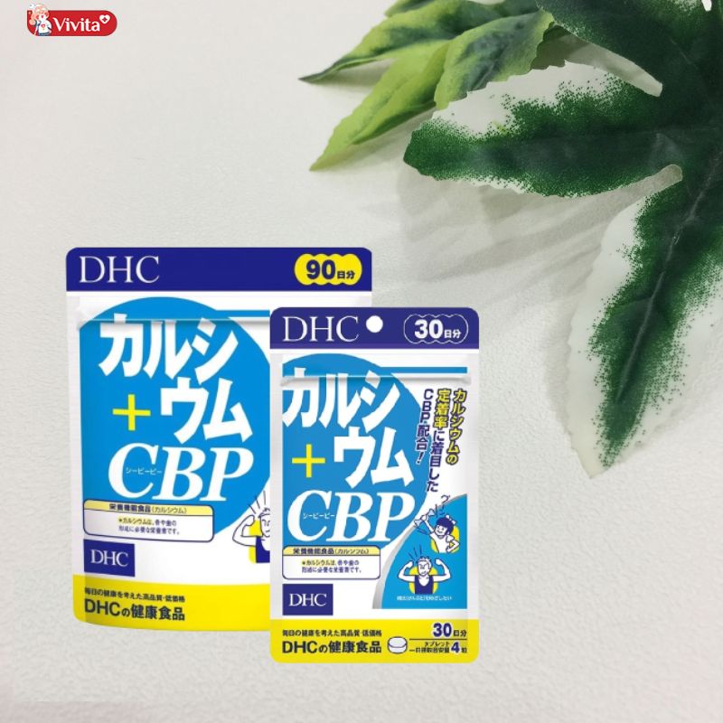 Viên uống hỗ trợ tăng chiều cao Canxi DHC Calcium + CBP.