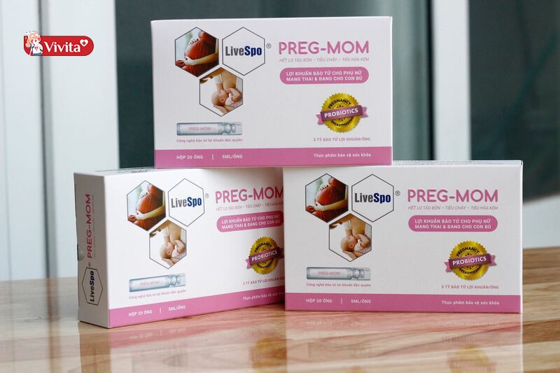 Pregmom chứa hàm lượng lợi khuẩn cao, hỗ trợ cải thiện các vấn đề của hệ tiêu hóa ở phụ nữ mang thai.