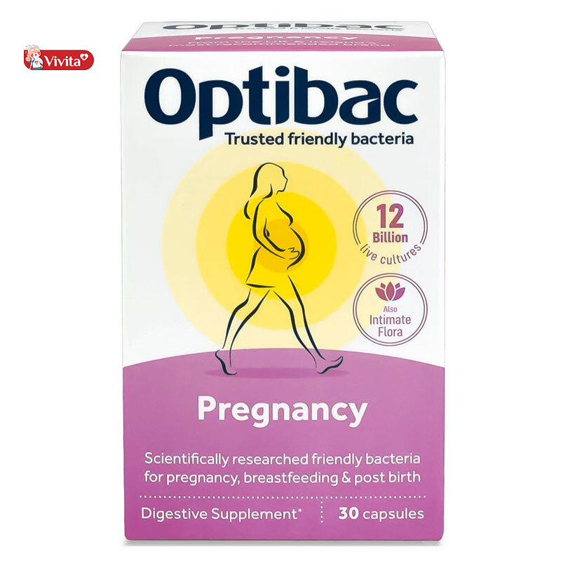 Optibac For Pregnancy có bảng thành phần lành tính nên an toàn với phụ nữ mang thai. 