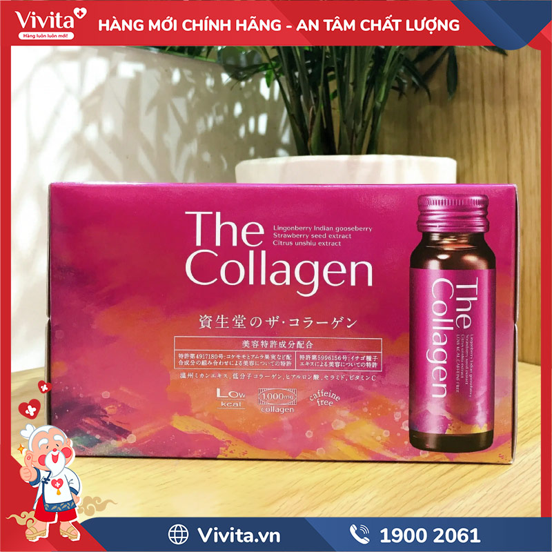thành phần shiseido the collagen drink