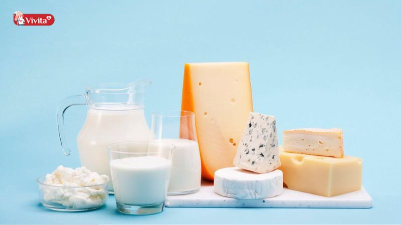 Sữa và những sản phẩm từ sữa giúp tăng chiều cao