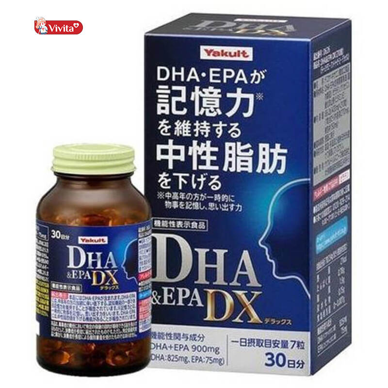 DHA & EPA Yakult Currently có chứa hàm lượng DHA và EPA cao vì vậy nó sẽ cung cấp nhiều dưỡng chất tốt cho não bộ