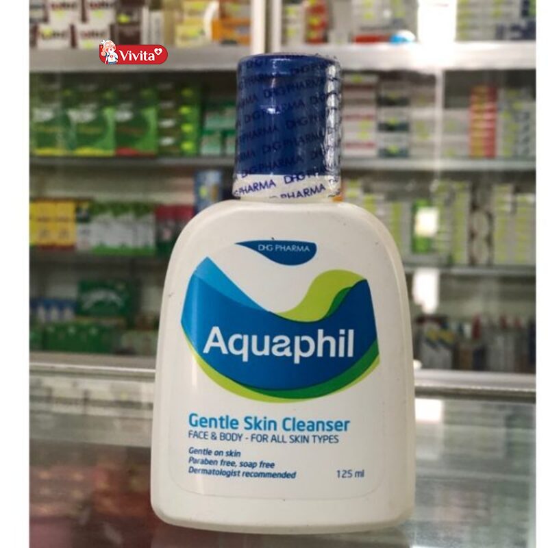Sửa rửa mặt và toàn thân Aquaphil có chứa nhiều thành phần lành tính
