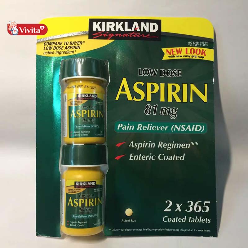 Kirkland Low Dose Aspirin 81mg Công Dụng Liều Dùng Và Cách Dùng Đúng