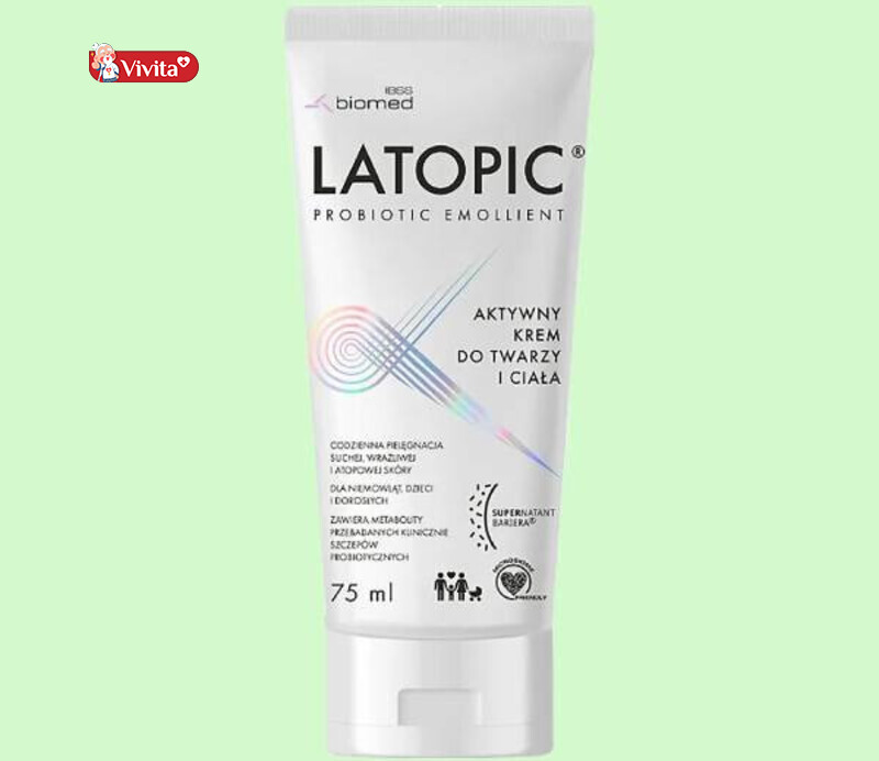 Latopic Face And Body Cream là kem dưỡng dành cho mặt và toàn thân
