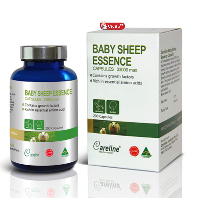 Viên uống nhau thai cừu Baby Sheep Essence hỗ trợ làm đẹp da hiệu quả