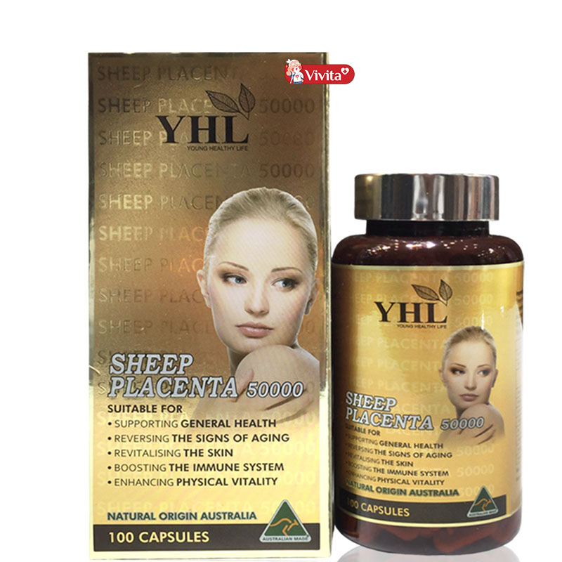 Nhau Thai Cừu YHL hỗ trợ chăm sóc, bảo vệ da từ sâu bên trong