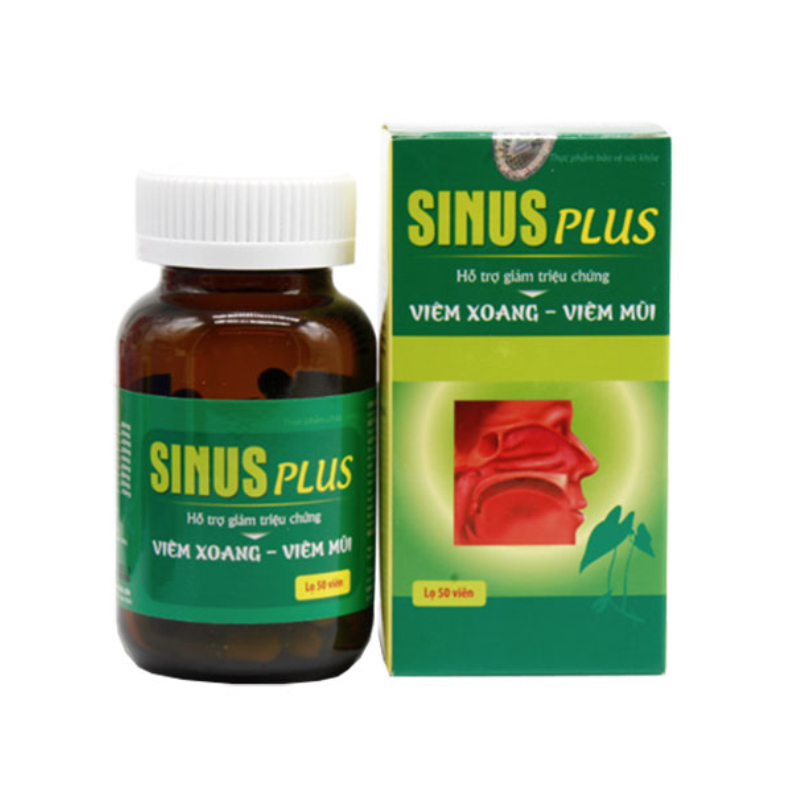 Sinus Plus Viên Uống Hỗ Trợ Điều Trị Viêm Xoang (Hộp 50 Viên) 