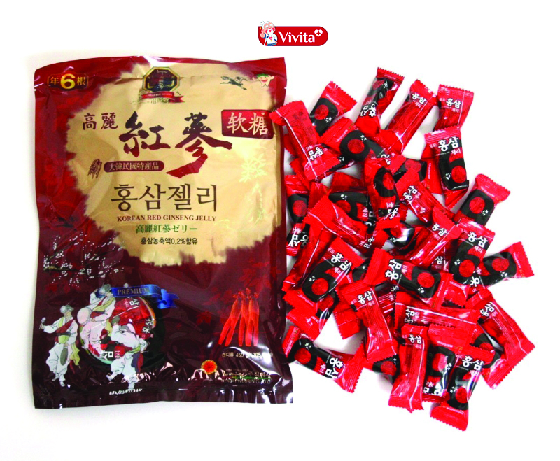 Lợi ích tuyệt vời của kẹo sâm Hàn Quốc