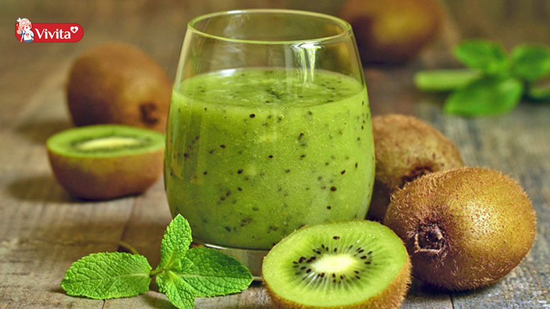 Cải thiện sức khoẻ làn da khi bổ sung sinh tố kiwi mỗi ngày