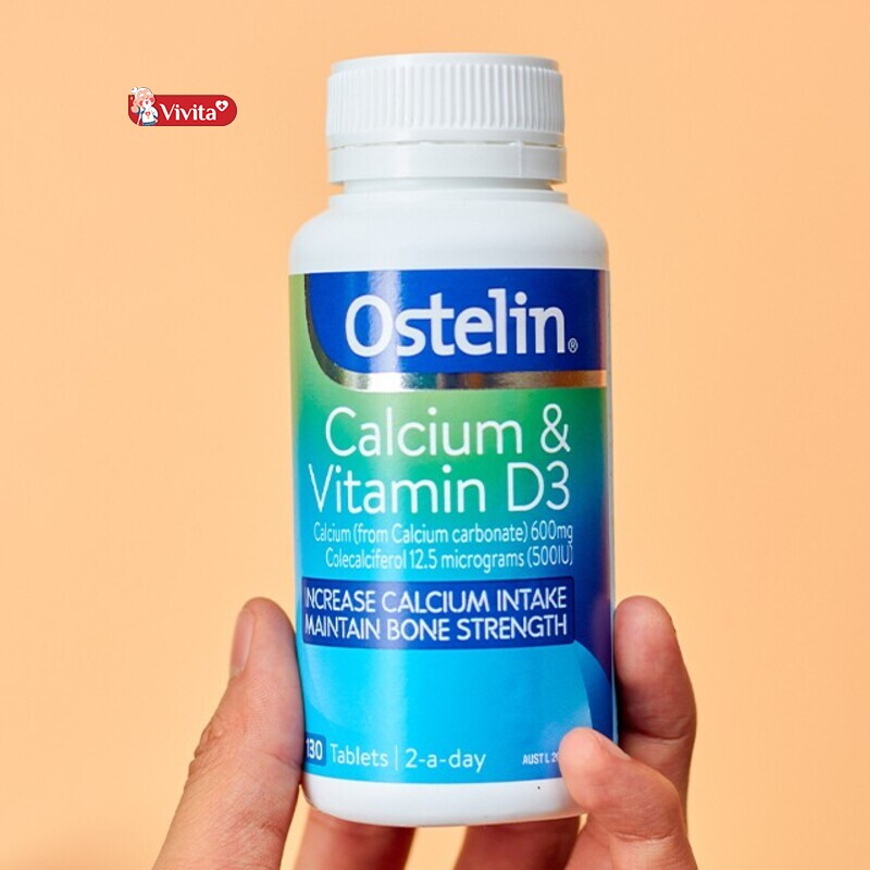 Viên uống Ostelin Calcium & Vitamin D3 của Úc giúp bổ sung canxi và Vitamin D cho cơ thể.