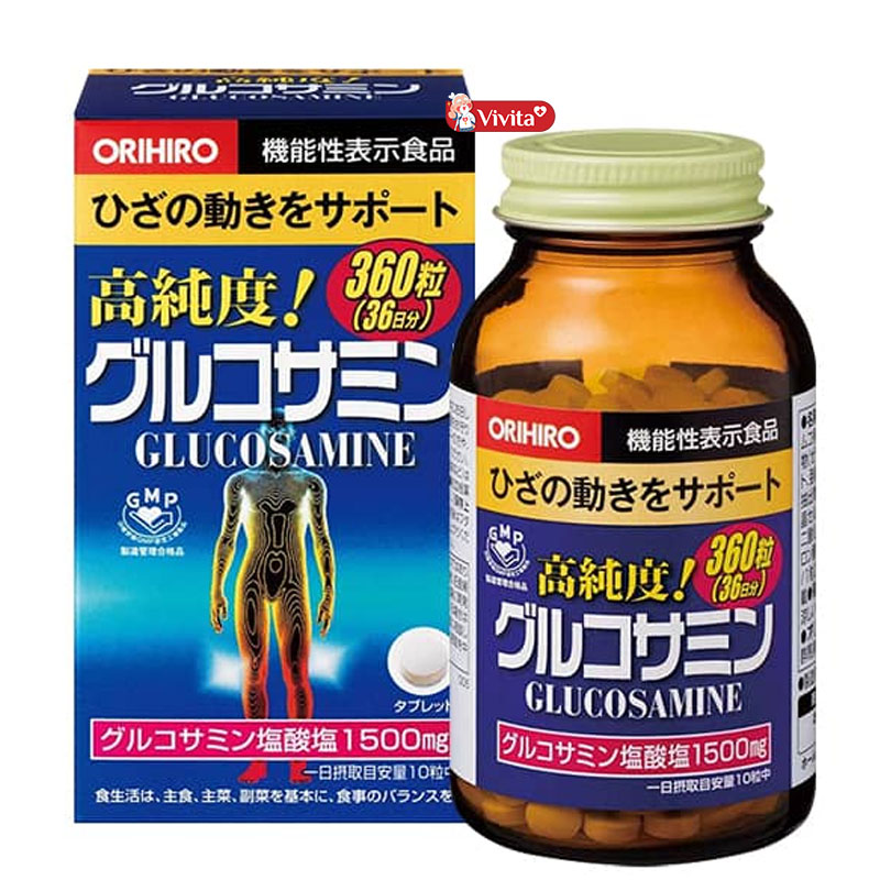 Sản phẩm hỗ trợ cải thiện sức khoẻ xương khớp Glucosamine Orihiro