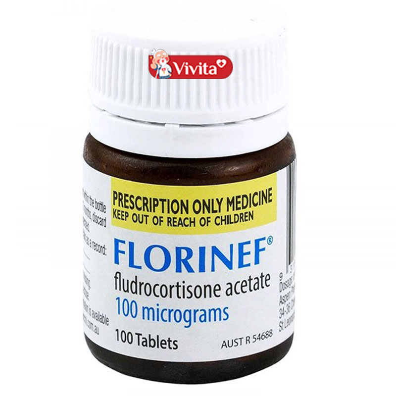 Thuốc hỗ trợ điều trị huyết áp thấp Fludrocortisone