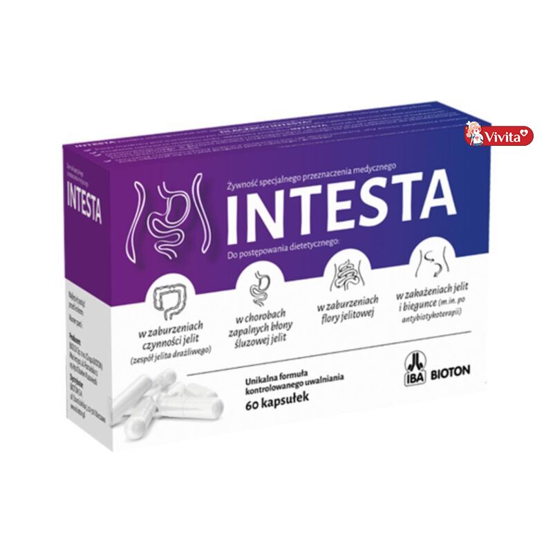 Viên uống Intesta hỗ trợ điều trị viêm đại tràng và hội chứng IBS