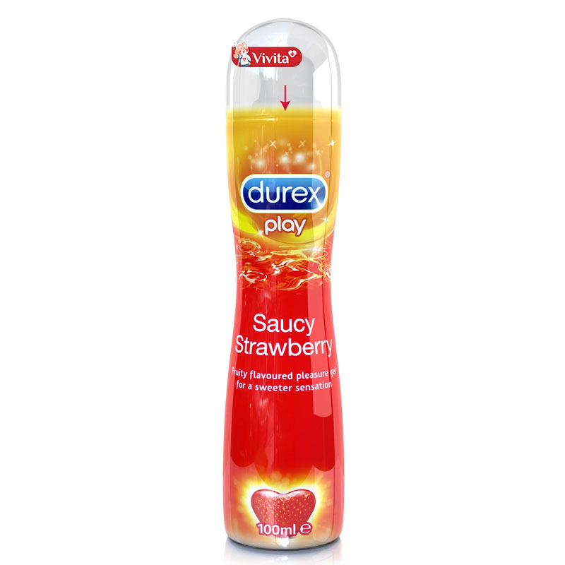 Giúp gia tăng cảm xúc khi “yêu” với gel bôi trơn Durex Saucy Strawberry