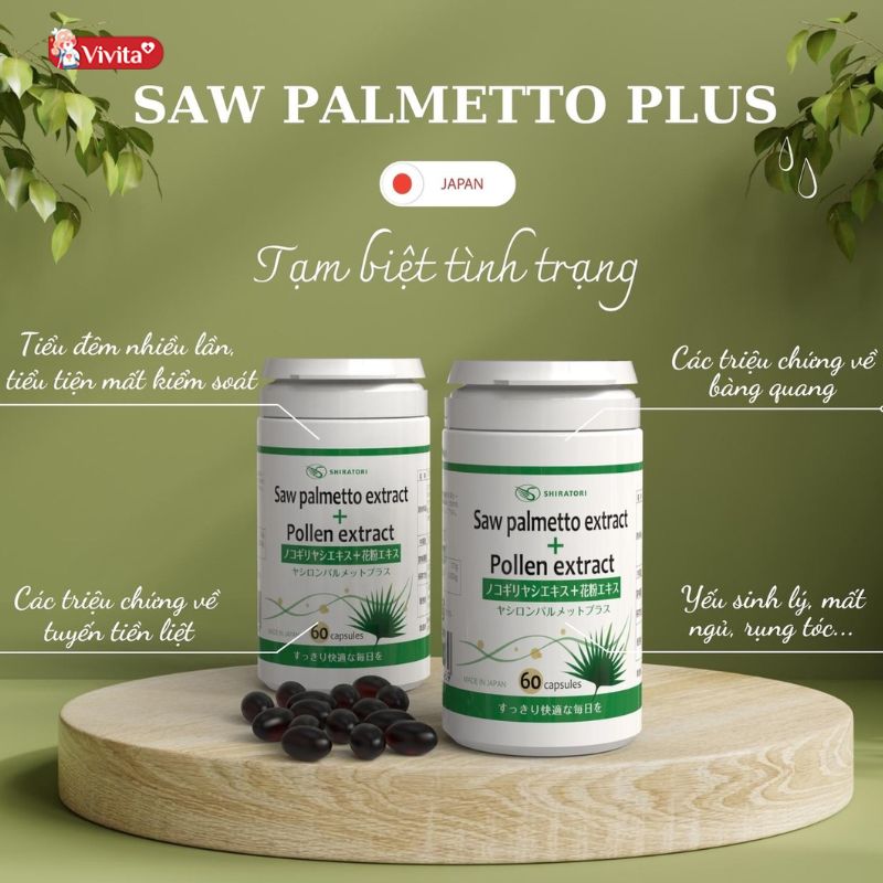 Ưu điểm của viên uống Saw Palmetto Plus