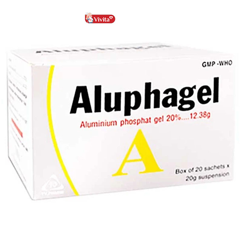 Cải thiện các triệu chứng đau dạ dày với Aluphagel