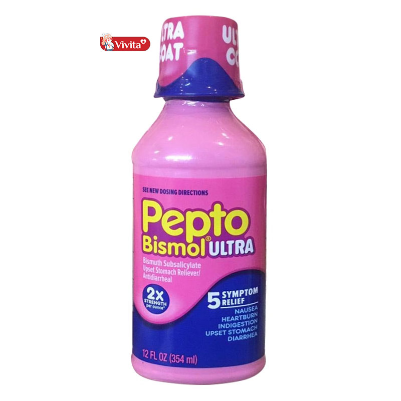 Thuốc hỗ trợ điều trị đau dạ dày Pepto Bismol
