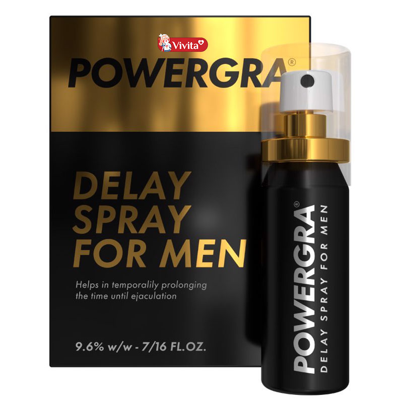Cải thiện chức năng sinh lý nam với chai Xịt Powergra Delay Spray For Men