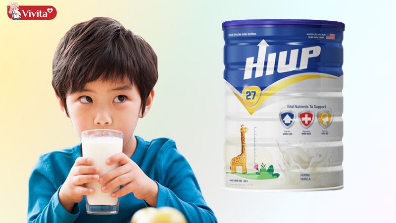Sữa bột HIUP phù hợp cho trẻ từ 3 đến 15 tuổi.