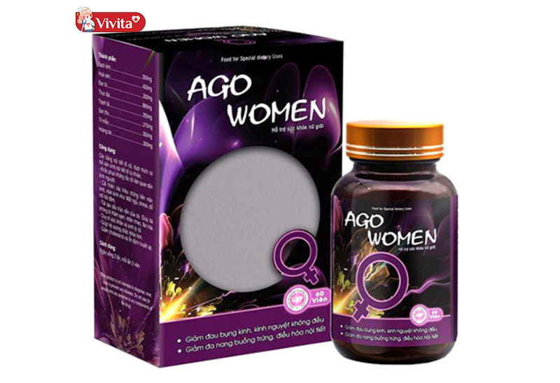 Viên uống Ago Women là thực phẩm bảo vệ sức khỏe giúp hỗ trợ bổ thận và điều hòa kinh nguyệt