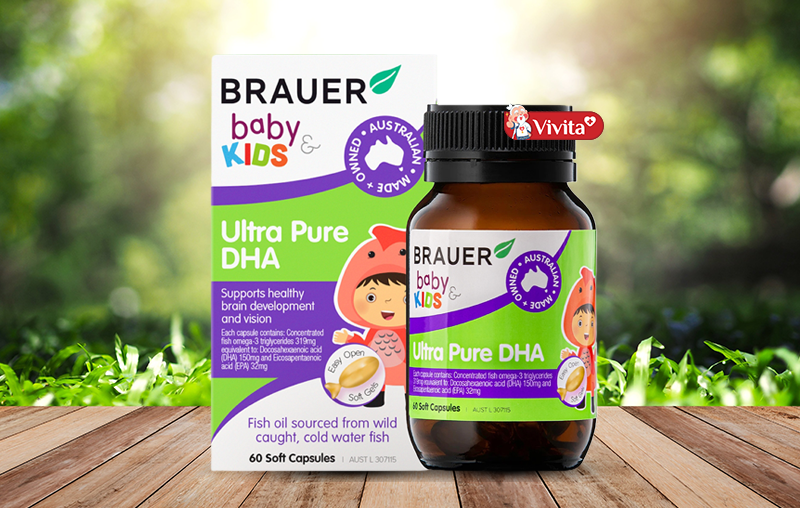 Thông tin tổng quan viên uống Brauer Ultra Pure DHA