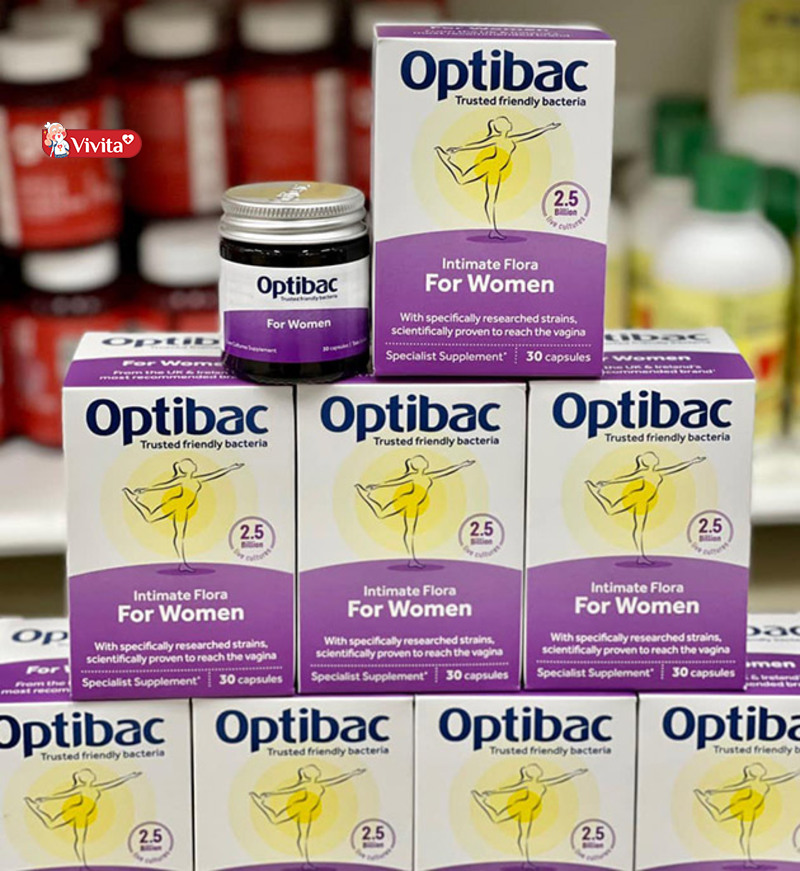 Men vi sinh Optibac Probiotics For Women uống trước hay sau ăn
