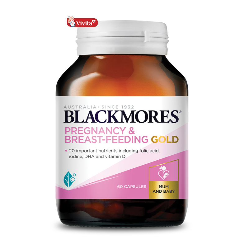 Viên uống Blackmores Pregnancy & Breast - Feeding Gold