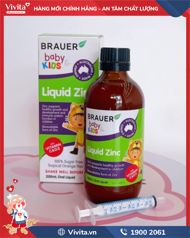 brauer baby & kids liquid zinc có tốt không