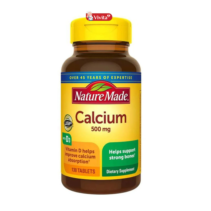 Nature Made Calcium 500mg and Vitamin D3