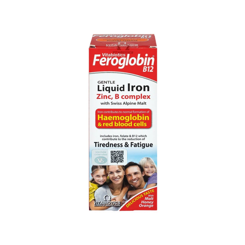 Feroglobin B12 Liquid Anh Siro Hỗ Trợ Bổ Máu (Chai 200ml)