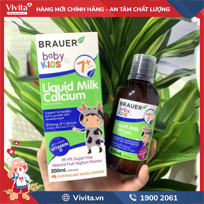 giới thiệu brauer baby & kids liquid milk calcium