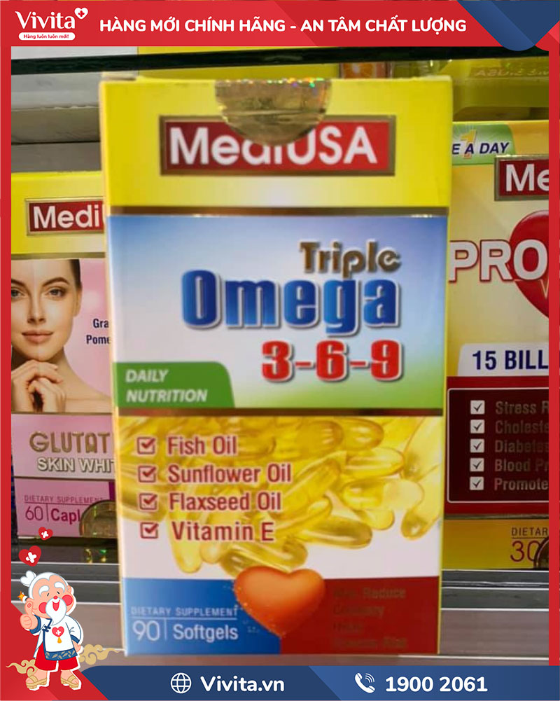 mediusa triple omega 3-6-9 có tốt không