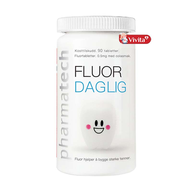 Viên ngậm giúp chắc khỏe răng Fluor Daglig có tốt không?