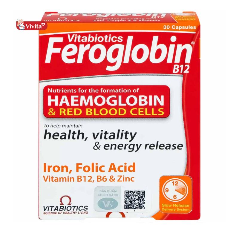 Thông tin tổng quan về Vitabiotics Feroglobin B12