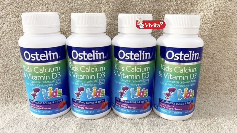 Ostelin Kids Calcium & Vitamin D3 cho trẻ em bổ sung canxi