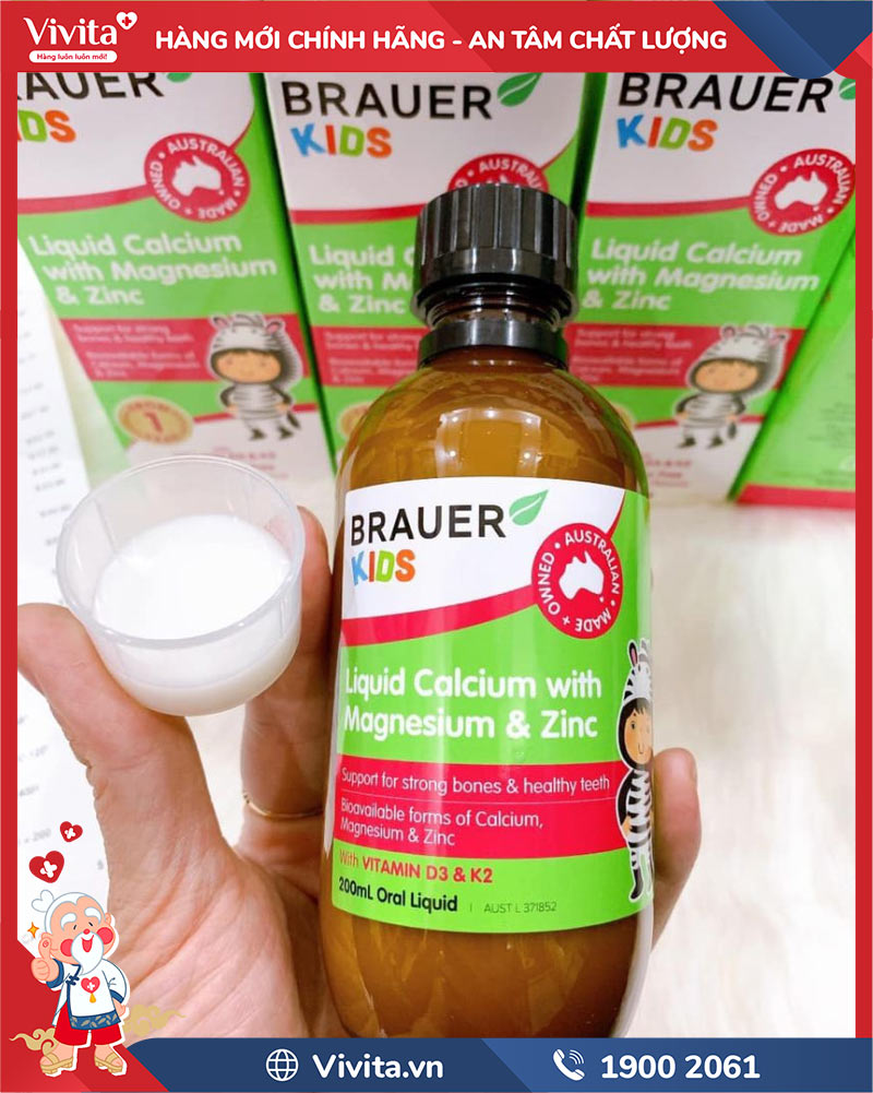 cách sử dụng brauer baby & kids liquid calcium with magnesium & zinc
