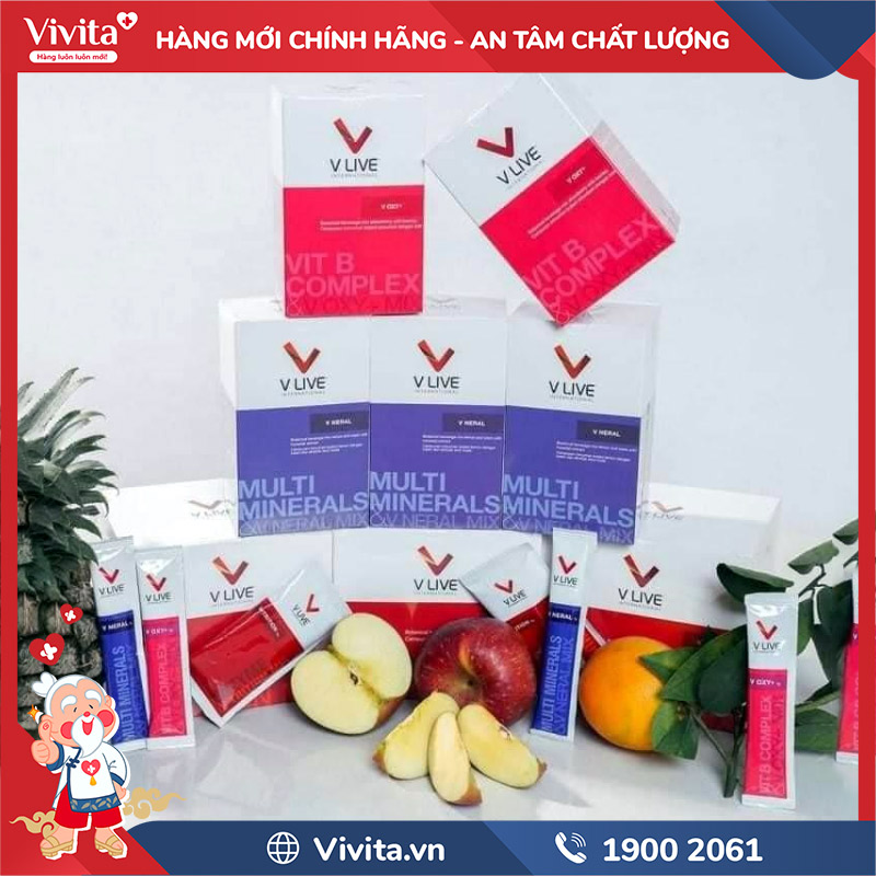 giới thiệu bộ 3 thực phẩm dinh dưỡng tế bào v live