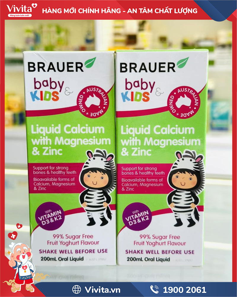 giới thiệu brauer baby & kids liquid calcium with magnesium & zinc