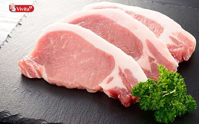 thực phẩm bổ não cho bé Thịt nạc từ bò, heo, gà