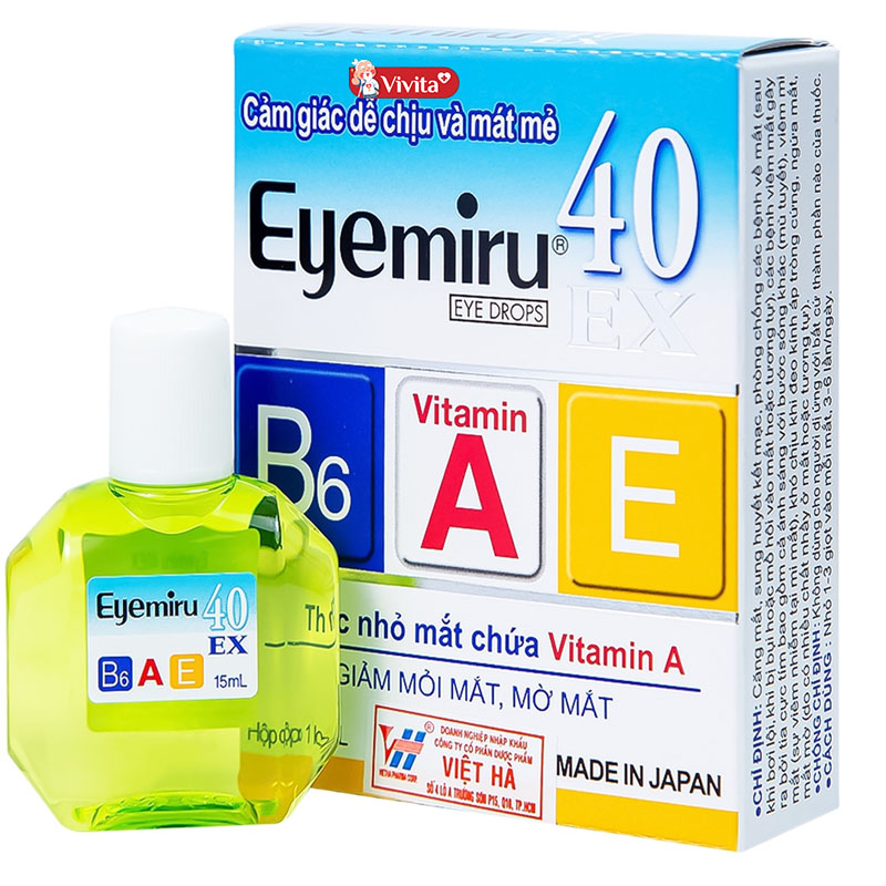 Thuốc nhỏ dưỡng mắt Eyemiru 40 Ex