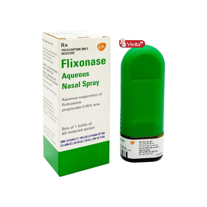 Review hỗn dịch xịt trị viêm xoang của Mỹ Flixonase