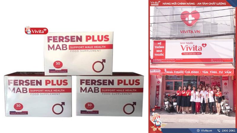 mua Fersen Plus Mab Pháp tại nhà thuốc Vivita