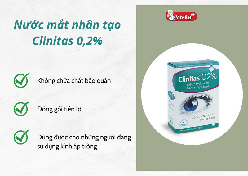 review Nước mắt nhân tạo Clinitas 0.2