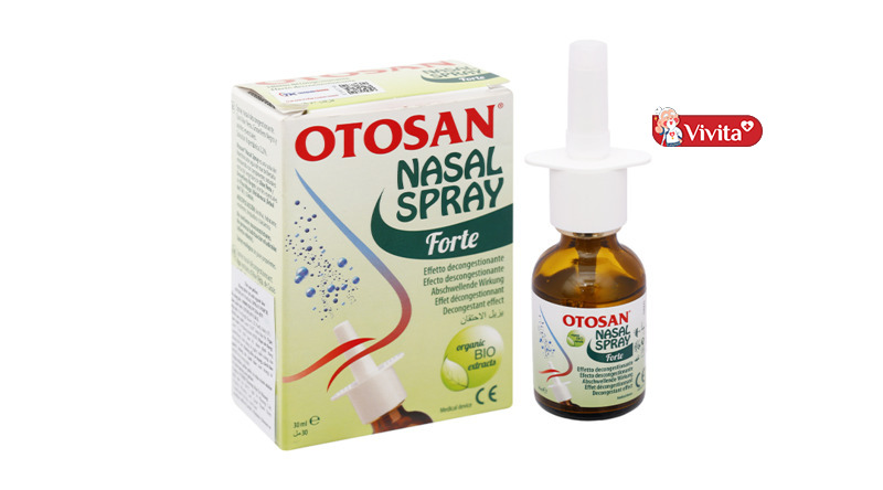 Review thuốc trị viêm xoang mũi dạng xịt tốt Otosan Nasal Spray Forte