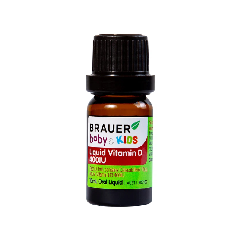 Brauer Baby & Kids Liquid Vitamin D 400IU Úc (Lọ 10ml)